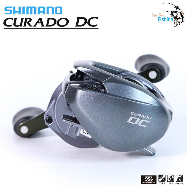 รอกหยดน้ำ-ชิมาโน่-shimano-curado-dc-200-201-hg-รอบ-7-4-1-น้ำหนัก-230g-มีให้เลือกทั้ง-หมุนซ้าย-และ-ขวา