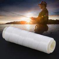 Invisible Rubber Braided Fishing Line White Spool Bait Line Practical Multi-function Reusable Strong Strength Tackle Accessories Fishing Lines