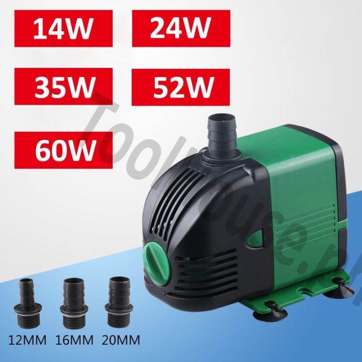 660W Submersible Aquarium Water Pump Fish Tank Powerhead Fountain Hydroponic Lazada PH