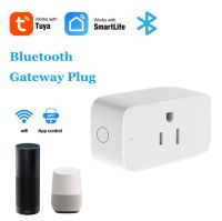 110V 1800W 15A WiFi Smart Socket Bluetooth Wireless Gateway Converter Remote Timing Control 15A US Standard 3-hole Plug Ratchets Sockets