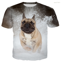 2023 NEW Harajuku Street Style 3d Bulldog Printed Casual T-shirt, Suitable for Both Men And Women Size：s-5xl