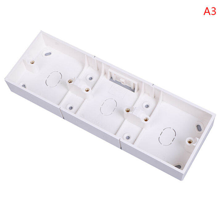 JointFlowers TO 86 Type 2/3/4 Gang Switch Socket Base Junction Box Wall