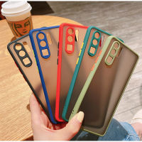 เคสมือถือ Huawei P30 P40 Lite Mate 20 Pro Nova 5T 7i 7 Se 9 pro Honor 8X Y7a Y9a Y7P Y5P Y6P Y9 Prime 2019 Y9s กันรอย กันกระแทก เคสโทรศัพท์ ขอบสีผิวด้าน TPU Case