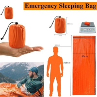 Outdoor Life Bivy ถุงนอนฉุกเฉิน Thermal Keep Warm Waterproof Mylar First Aid Emergency Blanke Camping Survival Gear Hot-SDFU STORE