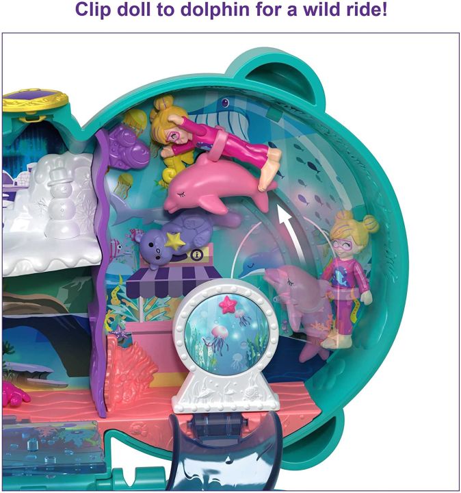 ชุดของเล่นพกพา-polly-pocket-พิพิธภัณฑ์สัตว์น้ำ-ราคา-1190-บาท