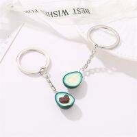 [COD] New Accessories Personalized Avocado Clay Keychain Cartoon Fun Soft Wholesale