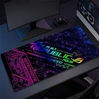 อัสซุส Rog City Mousepad เครื่องเกมคอนโซล แผ่นรองเมาส์คอมพิวเตอร์ขนาดใหญ่ พรมกันลื่น แผ่นรองเมาส์นุ่ม แผ่นรองเมาส์ Anime Mausepad