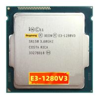 Xeon E3 V3 E3-1280 1280 V3 E3 1280v3 3.5 GHz Quad-Core เครื่องประมวลผลซีพียูแปดเกลียว L2 1ม. L3 8ม. 82W LGA 1150