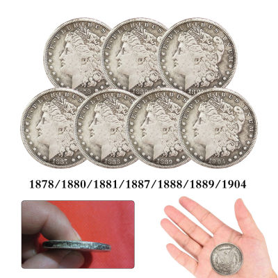 1PC USA Morgan Dollar เหรียญเหรียญอเมริกันคอลเลกชันตกแต่งบ้านสหรัฐอเมริกา Liberty เหรียญที่ระลึก 1878-1921-kdddd