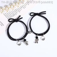 【CW】✥✣☏  2pcs/Set Magnetic Couple Astronaut Star Rubber Band Rope Knot Jewelry Gifts Wholesale