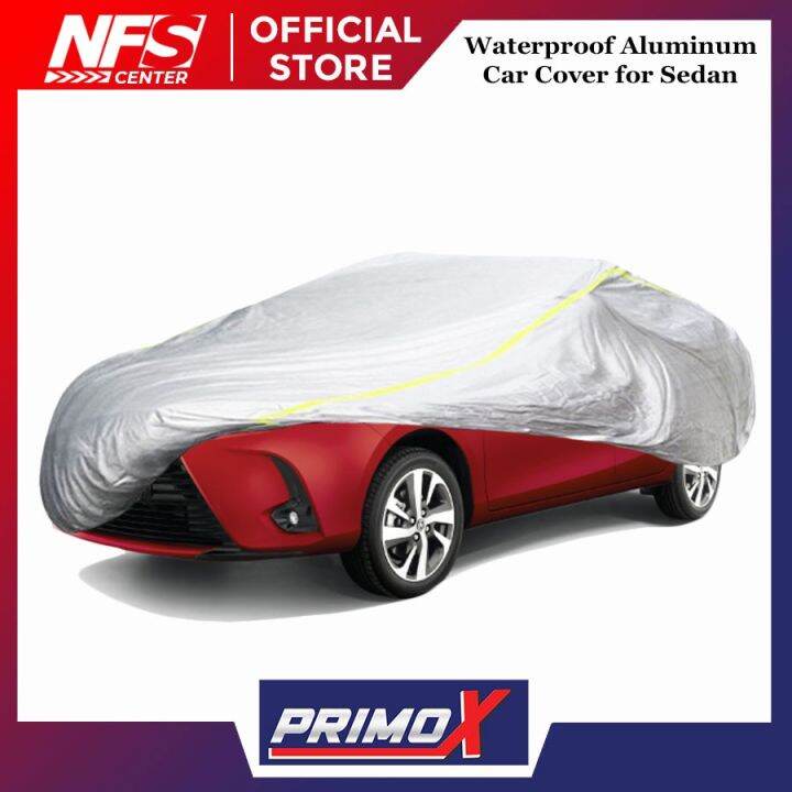 [SDWaterproof Aluminum Car Cover for Sedan Waterproof & Water Resistant