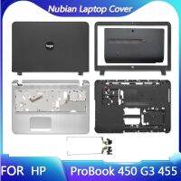 ใหม่สำหรับ HP Probook 450 G3 455 G3เคสแล็ปท็อปปกหลัง LCD/ฝาปิดโน้ตบุค/ที่ครอบบานพับ/ที่วางแขน/เคสด้านล่าง/ล่างฝาปิดช่อง