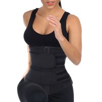 2020 New women Waist Trainer Fitness Sauna Sweat Neoprene Slimming Belt Girdle Shapewear Modeling Strap Zipper Body Shaper