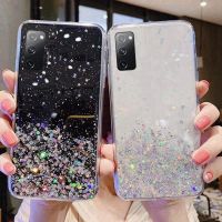 รูปแบบใหม่สำหรับ Samsung S20 LITE รุ่นพัดลมเคสกันชนประกายแววาวนุ่มเคสโทรศัพท์สำหรับ Samsung Galaxy S20 FE S20FE ฝาหลังกระพริบ