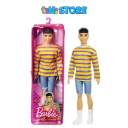 tiNiStore-Đồ chơi búp bê nam thời trang áo vàng Barbie DWK44966F-1