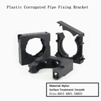 ฉากยึดท่อดัดเกลียวพลาสติก PE PA สายไนลอนเบาะรองนั่งแผ่นพลาสติก AD13 AD21.2AD25-5/10ชิ้น