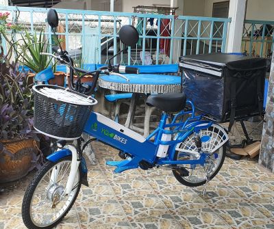 D01 Electric bicycle for delivery จักรยานไฟฟ้าสำหรับรับส่งสินค้าวิ่งไกล100kmแบตเตอรี่ลิเที่ยม