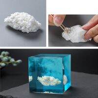 80g One Bag Handmade White Cloud Blue Sky Landscapes Resin Mold Jewelry Fillings Clouds Roll Mud Jewelry Making Fillers DIY accessories and others