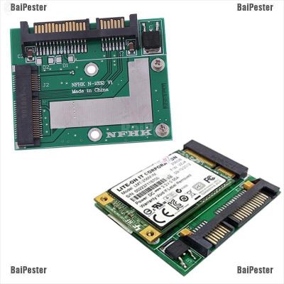 ลด 50% (พร้อมส่ง)Baipester mSATA SSD เป็น 2.5 นิ้ว SATA 6.0 GPS อะแดปเตอร์การ์ดแปลง Mini PCIe(ขายดี)
