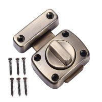 Cabinet Lock ​Safety Door Slide-Lock Rotate Bolt Door Latch Easy Installation Door Hardware Locks Metal film resistance