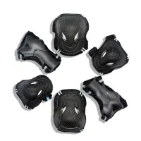 6Pcs/Set Kids Knee Pads Set Sports Cycling Roller Skating Pads Safety Wrist Elbow Knee Protector for Rollerblading Cycling Skating Children Youth (hot