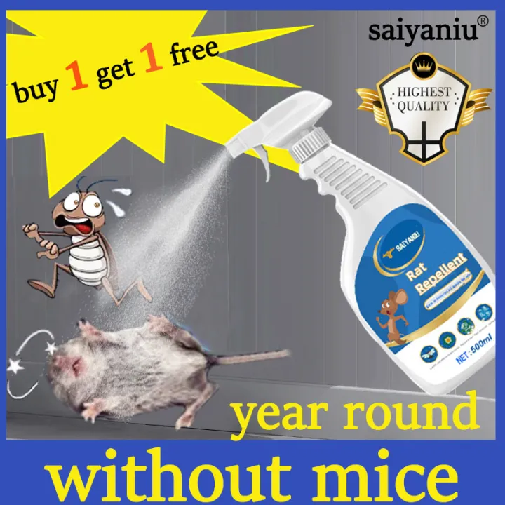 buy 1 get 1 free saiyaniu Original Killer Rat Repellent Spray Can repel