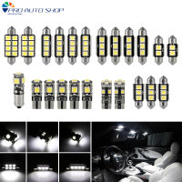 จัดส่งที่รวดเร็วไฟมองหลังแบบ Canbus Led สำหรับภายในรถยนต์5050 T10หลอดไฟ23ชิ้นชุดไฟแบ็คไลท์ Led ป้ายทะเบียนรถหีบฝาทรงโค้ง