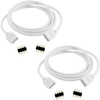 XHLXH 0.3M 1M 2M 3M 5M 10M White LED Extender Cord Accessory Cord Wire With Lamp Band Connector Cable Cord Light Strip Extension Cable