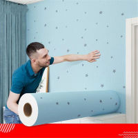 [hot]PVC Waterproof Wallpaper Modern 3D Star DIY Wall Sticker Covering Living Room Kids Bedroom Background Wall Vinyl Home Decor