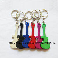 100pcs(4-6colors) Personalized Guitar Design BeerCan Opener Keychains,Keyring Opener,Aluminum Anodized Keychains,Free Shipping