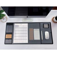 Portable Memo Pad Large Mouse Pad Gaming Waterproof Non-slip Mousepad PU Leather Suede Desk Mat Computer Keyboard Table Mats