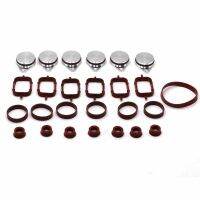 6 x 33MM Diesel Swirl Blanks Flaps Repair Delete Kit With Intake Gasket Removal Repair Kit For BMW M57