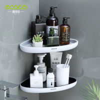 ECOCO Triangular Corner Bathroom Shelf Wall-Mounted Storage Rack Lotions Storage Kitchen Organizer For Bathroom Accessories