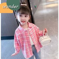 WANDER เสื้อผ้าเด็กผญ เสื้อเด็กหญิง พิมพ์ลายการ์ตูนน่ารัก เสื้อแขนยาวเด็กผู้หญิง2382