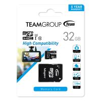 Team Group Dash Card UHS-I MicroSD CARD 32 GB Class 10 สำหรับกล้องติดหน้ารถยนต์ กล้องวงจรปิด