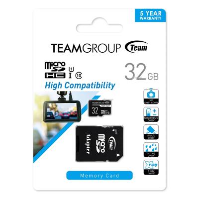 Team Group Dash Card UHS-I MicroSD CARD 32 GB Class 10 สำหรับกล้องติดหน้ารถยนต์ กล้องวงจรปิด