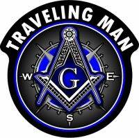 สติกเกอร์รถ Pro 121V หนึ่งอิฐ Quot; Traveling Manquot; Freemason Comp สติกเกอร์รถสี่เหลี่ยมสติ้กเกอร์พีวีซีรถยนต์รถจักรยานยนต์สติกเกอร์รถกันน้ำ
