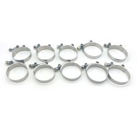 ♈▦ 2.5 T Bolt Silicone Turbo boost pipe hose clamp heavy duty steel 10Pcs