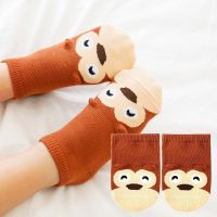 Cute animal cartoon childrens cotton socks baby anti-skid floor socks