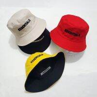 {You have a hat} Topi Bucket หรูที่จำเป็นปักรูปตัวอักษรหมวกม่านบังแดดสองด้านดีไซน์เนอร์หมวกชาวประมงแบบลำลองแบรนด์