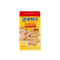 Leibniz mini butter biscuits (แพ็คคู่ 2 ถุง) บาห์ลเซ่น ไลบ์นีชมินิ บิสกิต รสเนย 100 กรัม