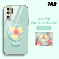 YBD เคสโทรศัพท์แบบเรียบง่ายหรูหราสำหรับ Huawei P20 Pro P30 Pro P40 Pro P50 Pro P60 Pro P60 ART P20 Lite P30 Lite สเตอริโอหมุนได้คลุมทั้งหมดกล้องเคสกันกระแทก