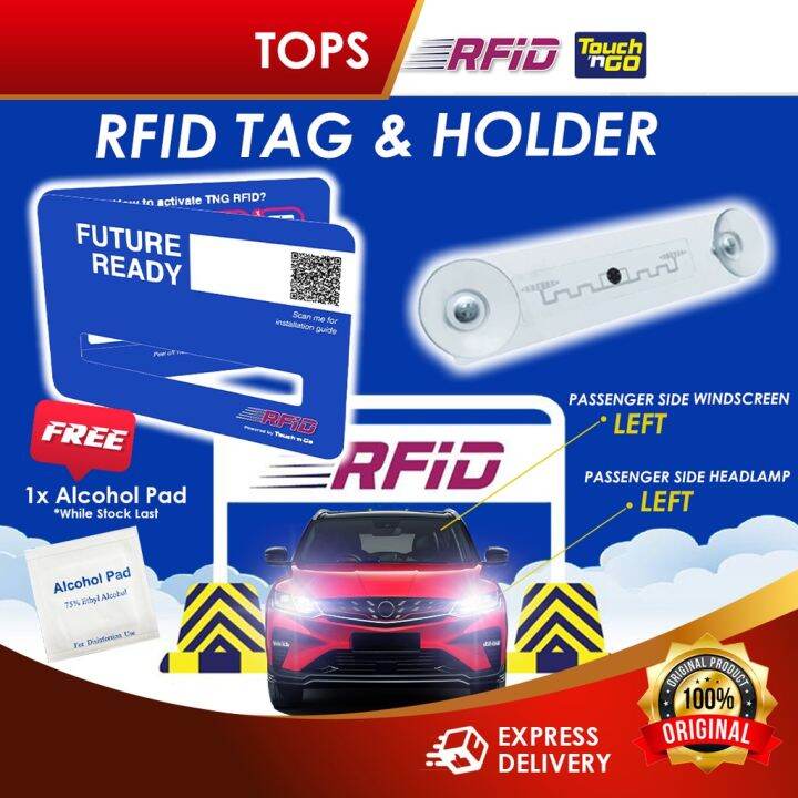 Ship Hrs My Rfid Touch N Go Self Fitment Diy Sticker Toll Tng Card