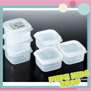 Set 3 hộp nhựa 200ml Nakaya bảo quản đồ ăn cho bé PUPU KIDS SHOP