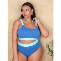 hotx 【cw】 Bikinis 2023 Large Swimsuit Waist Push Up Swimwear Female Beach Wear Bandage Bathing 4XL