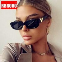 【CC】┅  RBROVO Sunglasses 2023 Brand Luxury Eyewear Women/Men Rectangle Glasses Female Oculos De Sol UV400