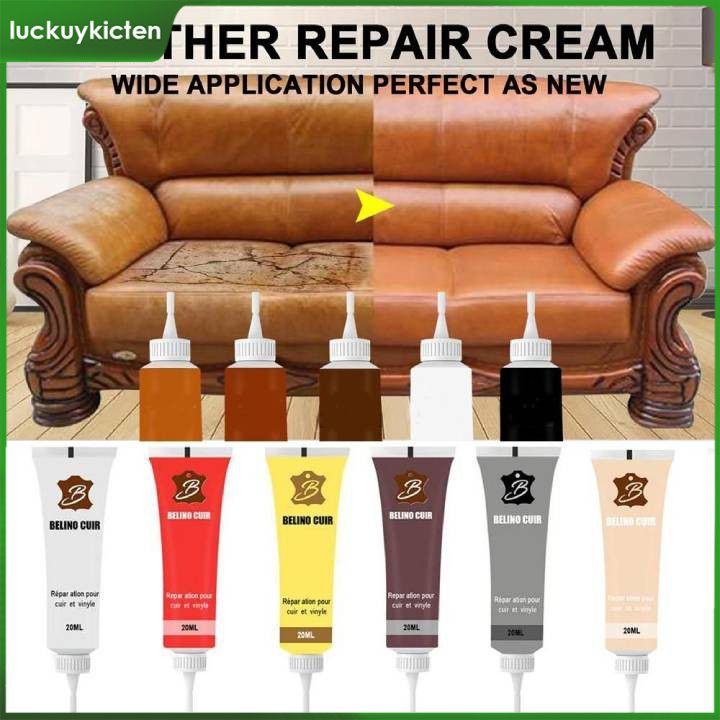 Advanced Leather Repair Filler Cream Kit Restore Car Seat Sofa Scratch  Scuffs