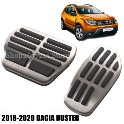 2021Sport Comfortable stainless steelFuel Brake Footrest Pedal for DACIA DUSTER 2018-2020