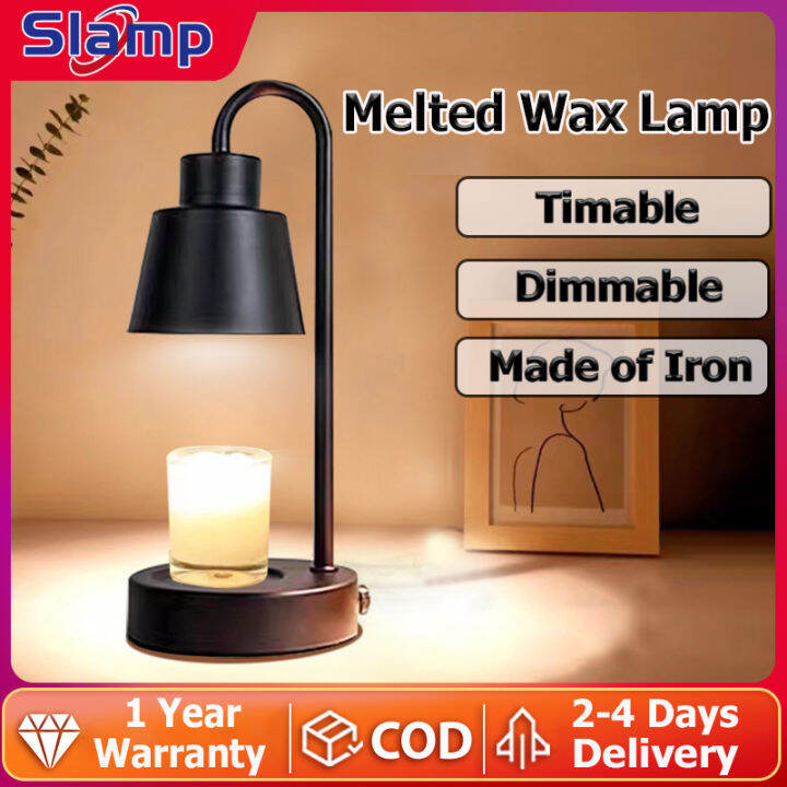 LED Melting Wax Lamp Aluminum Alloy Candle Warming Lamp Dimmable Timing