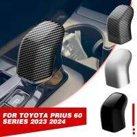 ชุดแต่งรถสำหรับ Toyota Prius 60ชุด2023 2024 ABS คาร์บอนไฟเบอร์อุปกรณ์ตกแต่งฝาครอบเกียร์ M1O9หัวประดับ